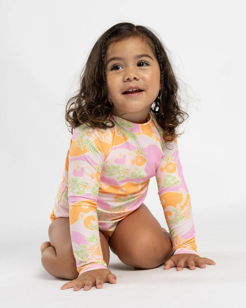 Rip Curl Toddlers' Sunkissed Dreams Long Sleeve Rash Vest for Womens