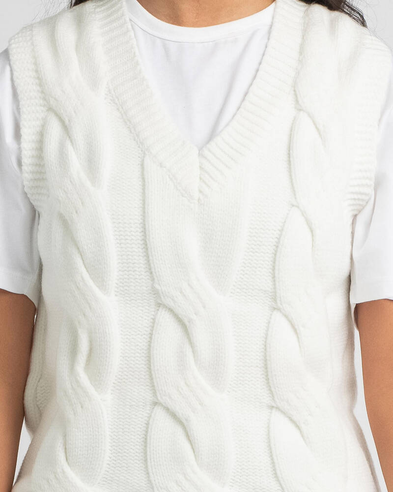 Ava And Ever Crew Knit Vest for Womens