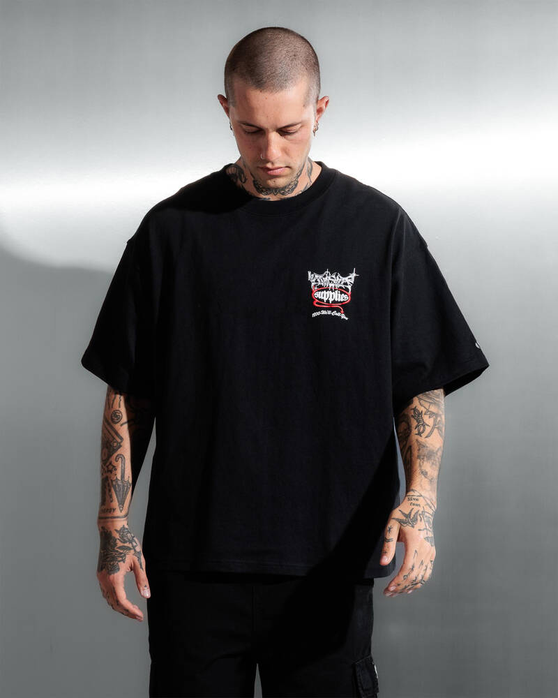 Worship Supplies Survival Crop T-Shirt for Mens
