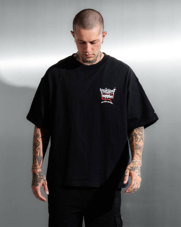 Worship Supplies Survival Crop T-Shirt for Mens