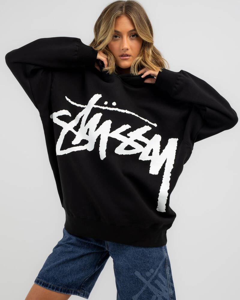 Stussy Stock Oversized Hoodie for Womens