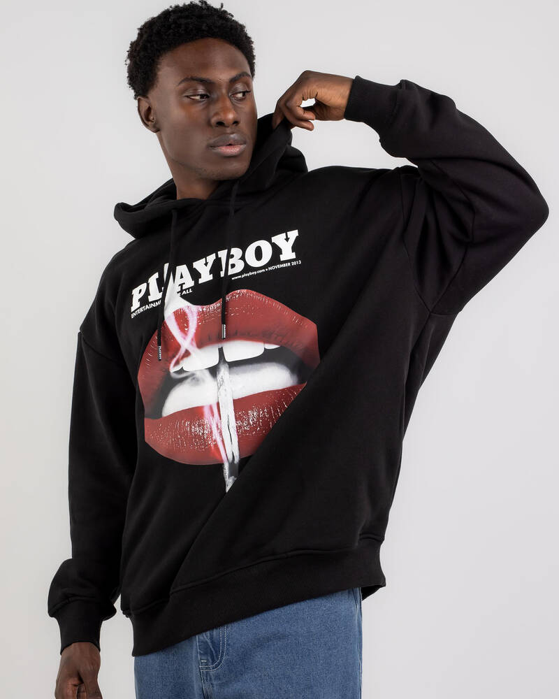 Playboy Nov 2013 Lips Hoodie for Mens
