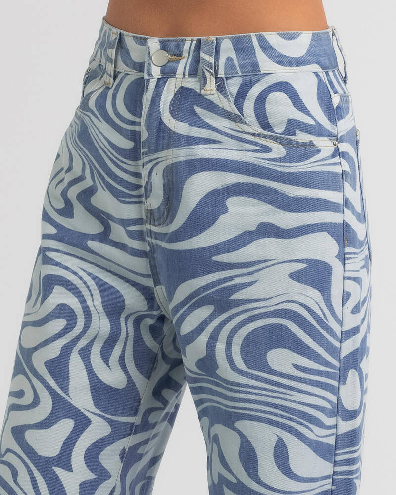 MRKT. Swirl Wind Jeans for Womens