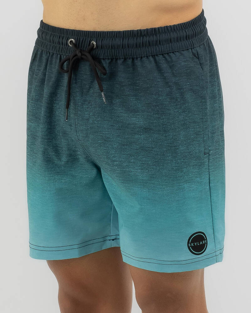Skylark Double Up Elastic Waist Shorts for Mens