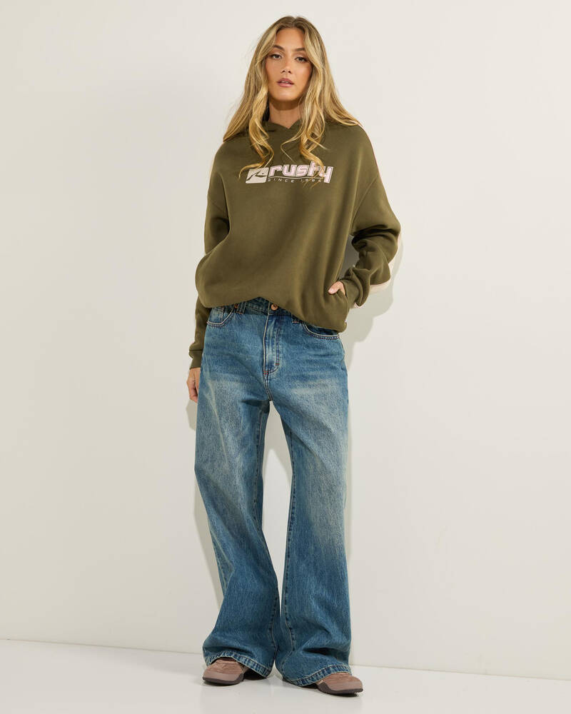 Rusty Hailstone Oversized Hoodie for Womens