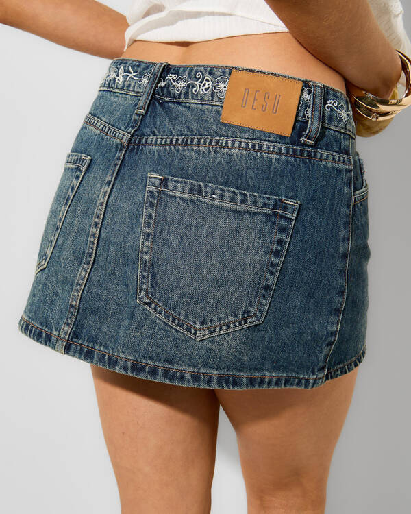 DESU Charlie Denim Skort for Womens