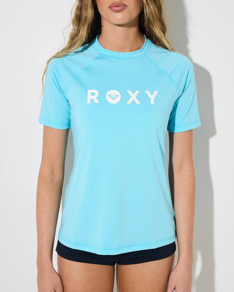 Roxy Essential Short Sleeve Rash Vest for Womens