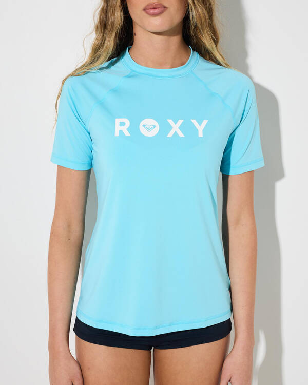 Roxy Essential Short Sleeve Rash Vest for Womens
