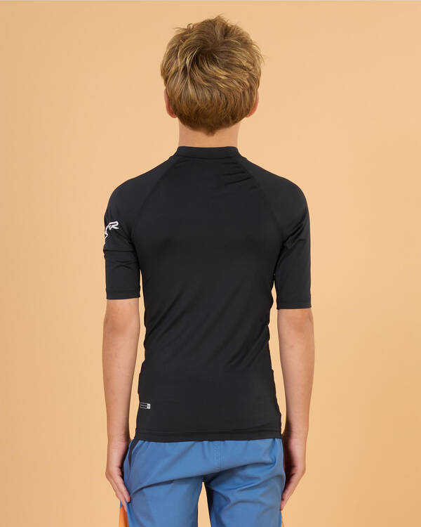 Quiksilver All Time Boy's Short Sleeve Rash Vest for Mens