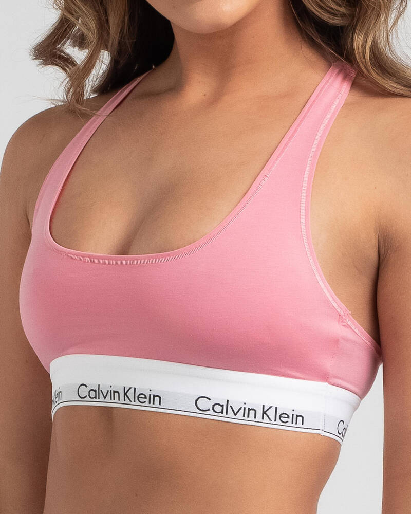 Calvin Klein Cotton Unlined Bralette for Womens