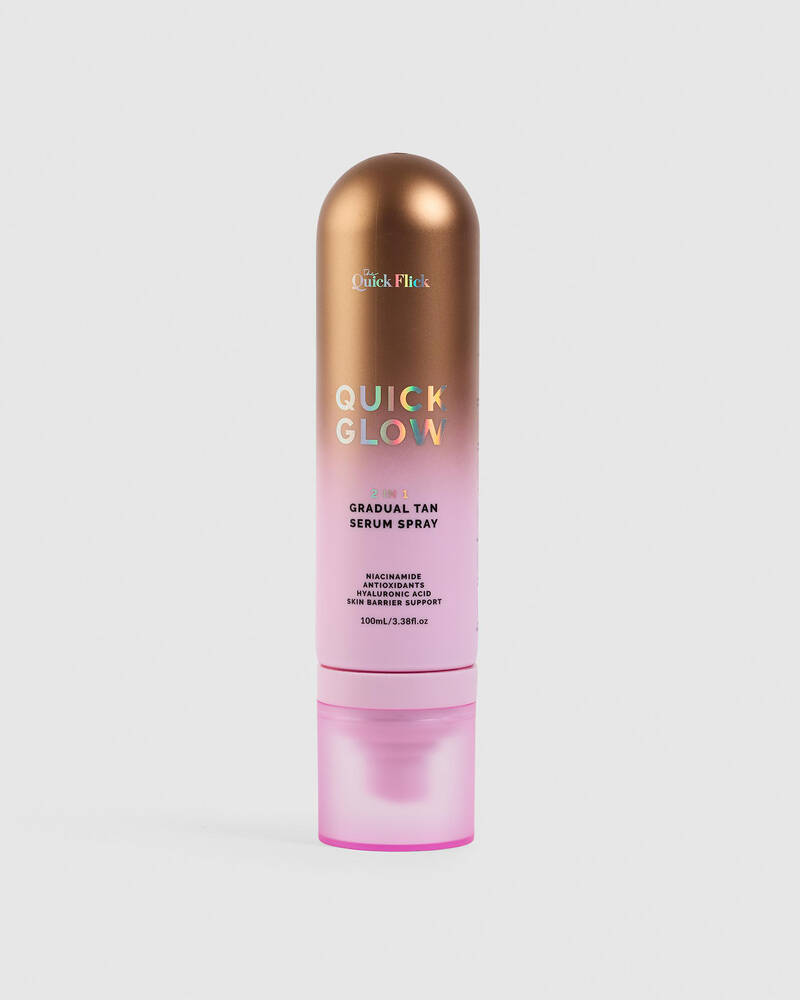 Quick Flick 2 In 1 Gradual Tan Serum Spray for Womens