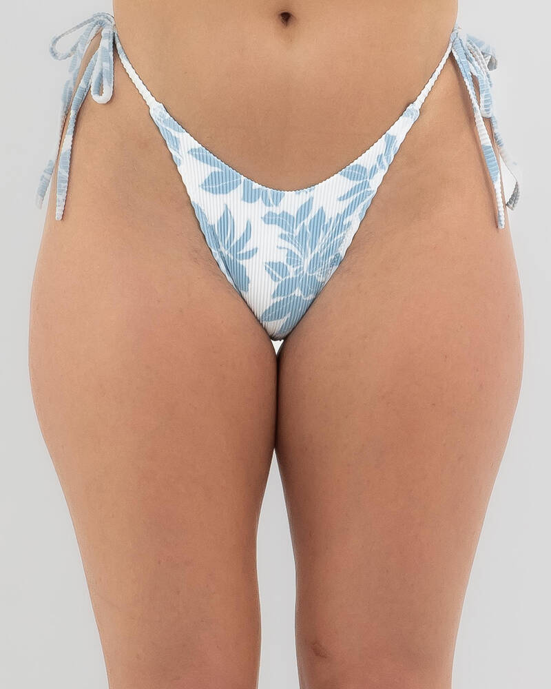 Rhythm Grace Floral Tie Side High Cut Bikini Bottom for Womens