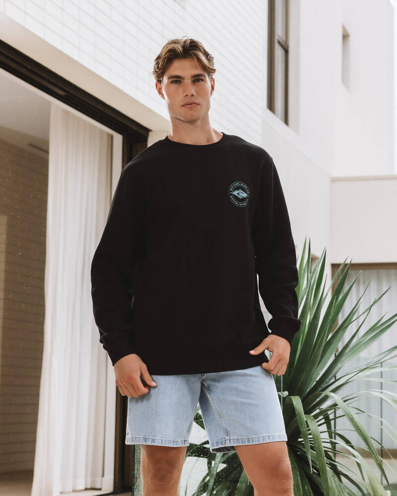 Rip Curl Stapler Crew Sweatshirt for Mens