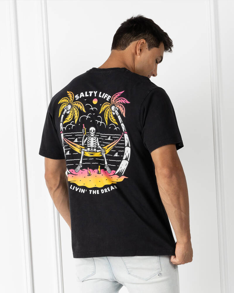 Salty Life Shipwreck T-Shirt for Mens