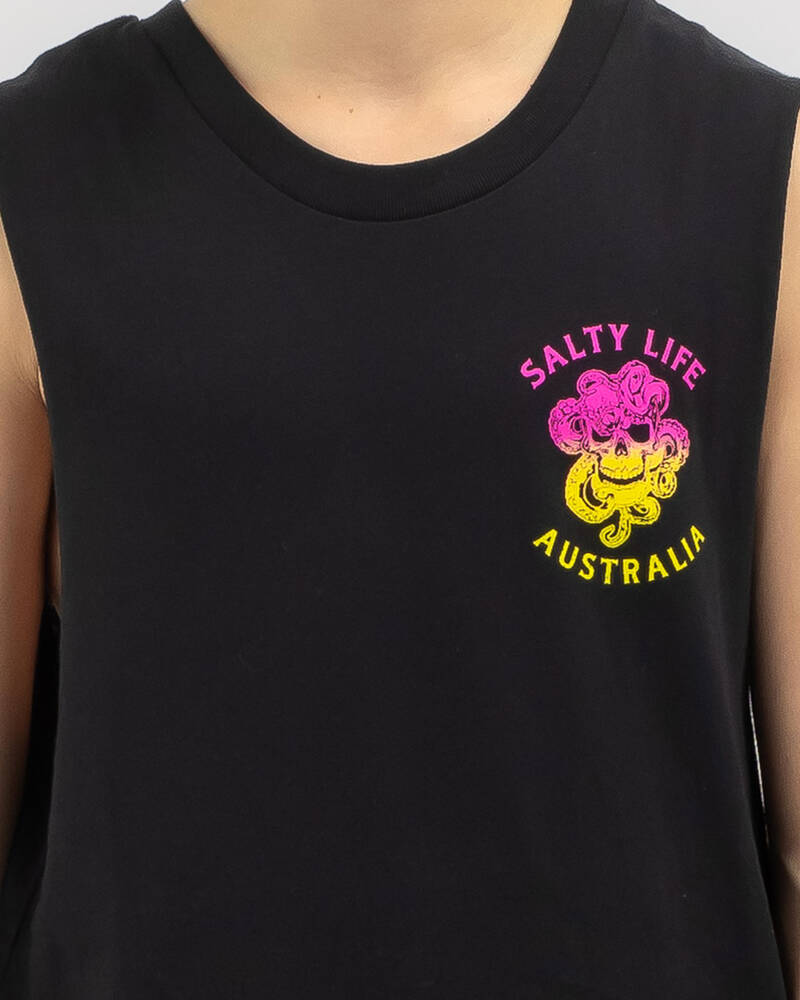 Salty Life Boys' Tentacles Muscle Tank for Mens