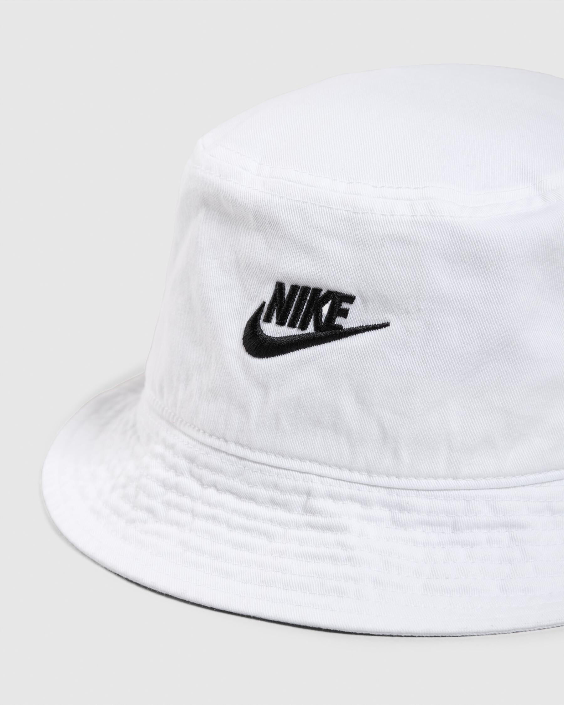 Nike Apex Bucket Hat In White/black - FREE* Shipping & Easy