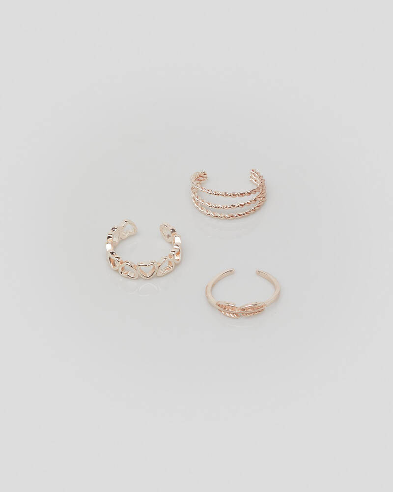 Karyn In LA Felicity Toe Ring Pack for Womens