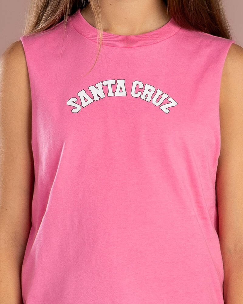 Santa Cruz Girls' Field Strip Centre Muscle Tank Top for Womens