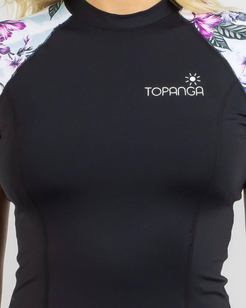 Topanga Leilani Cap Sleeve Rash Vest for Womens