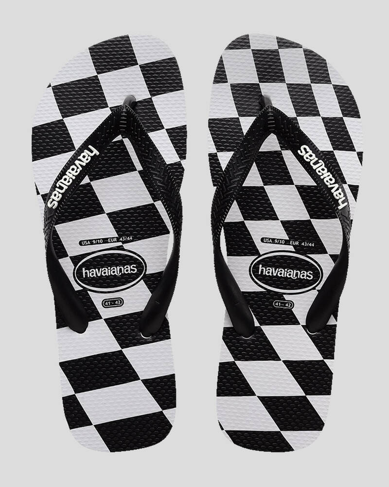 Havaianas Kids' Top Distorded Check Thongs for Mens