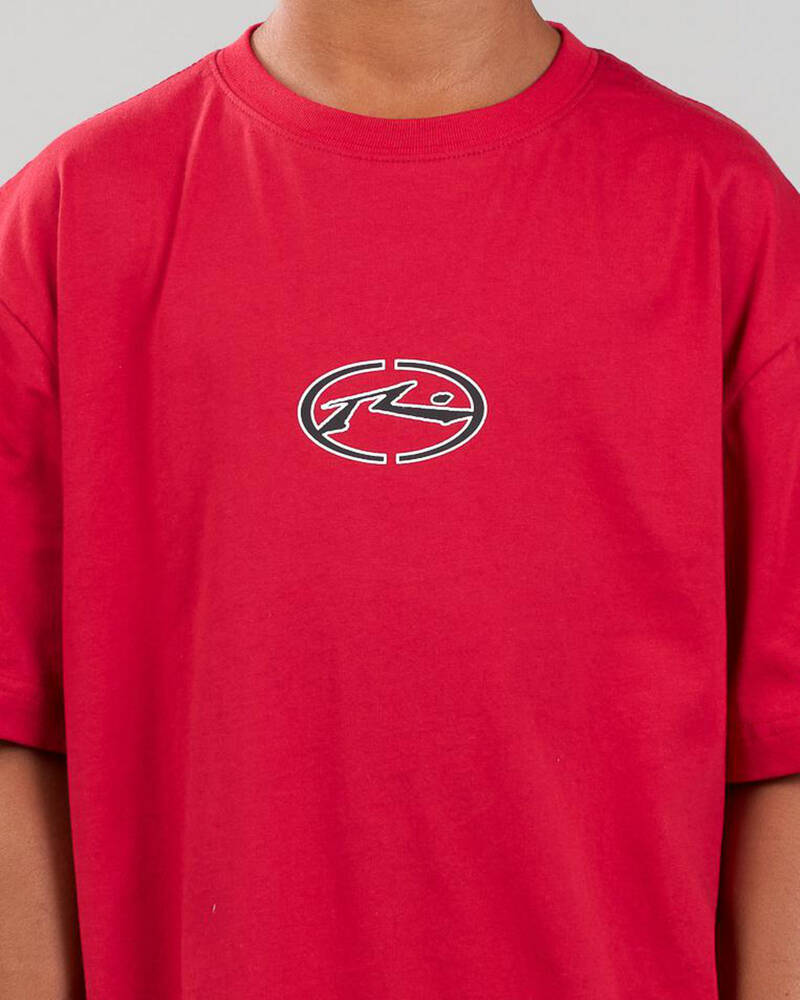 Rusty Boys' Turbo Short Sleeve T-Shirt for Mens