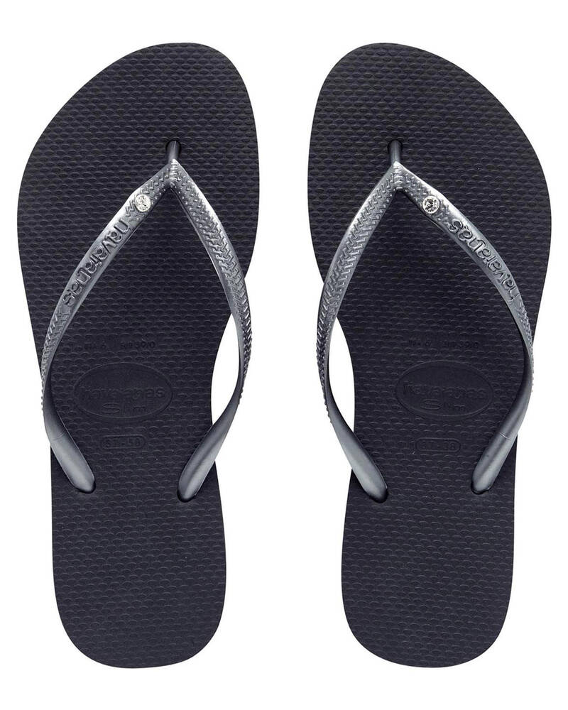 Havaianas Slim Crystal Thongs for Womens