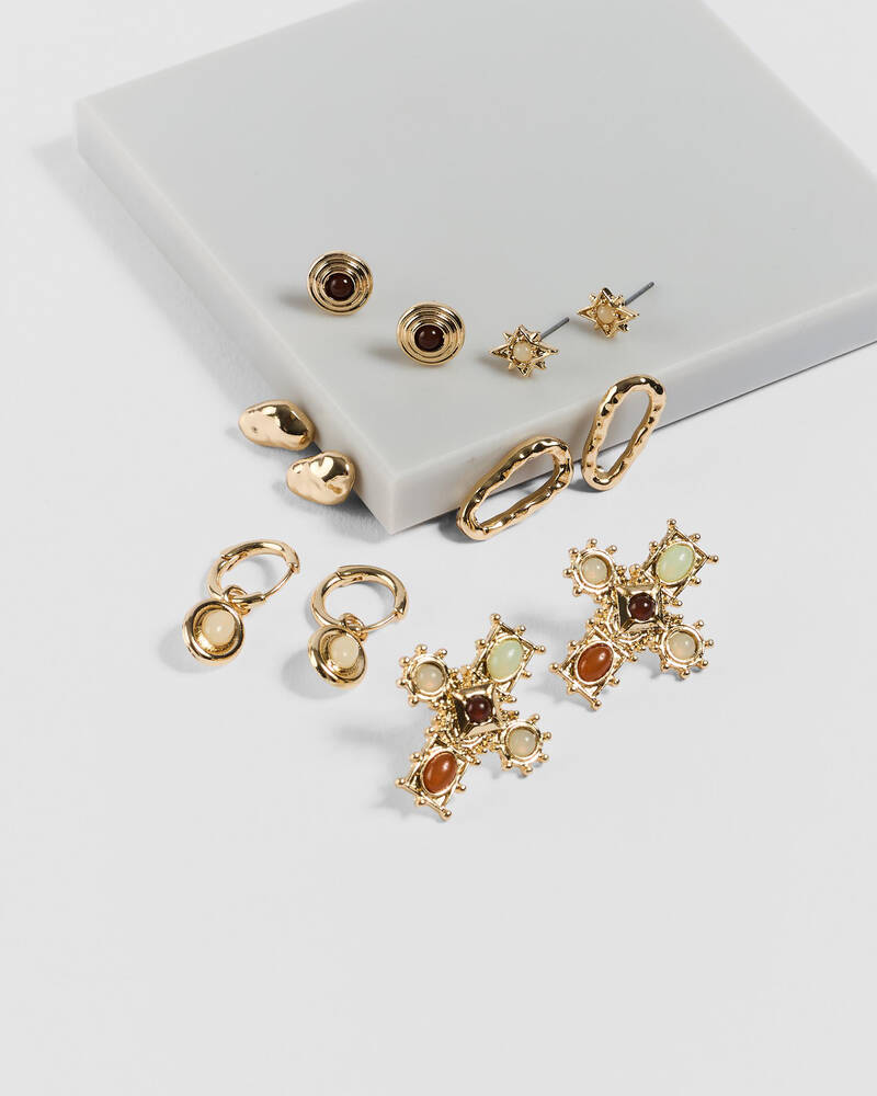 Karyn In LA Solomon Earring Pack for Womens