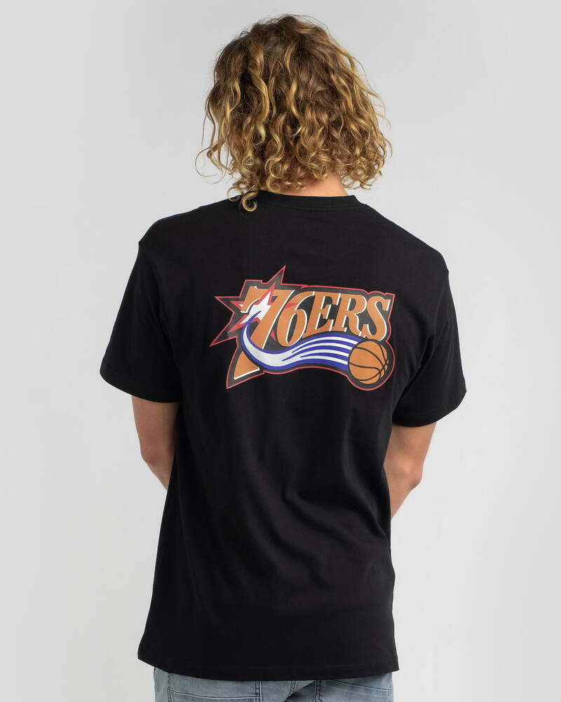 Mitchell & Ness Philadelphia 76ers Retro Repeat T-Shirt for Mens