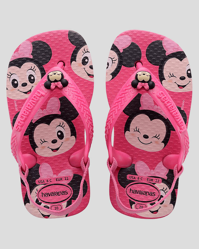 Havaianas Toddlers' Disney Classic Thongs In Pink Flux - Fast Shipping ...