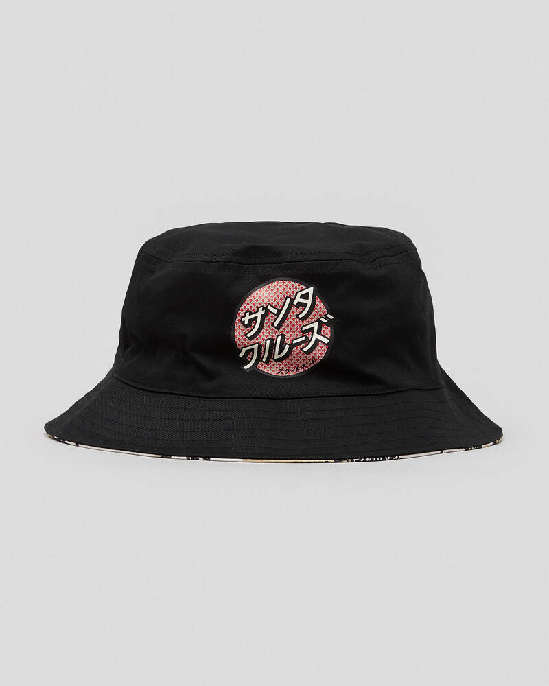 Santa Cruz Osaka Dot Reversible Bucket Hat for Mens