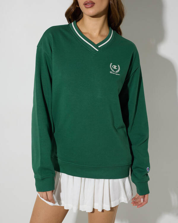 Champion Club V-Neck Jumper for Womens