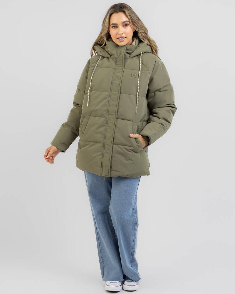 Billabong Artic Shores Hooded Puffer Jacket for Womens