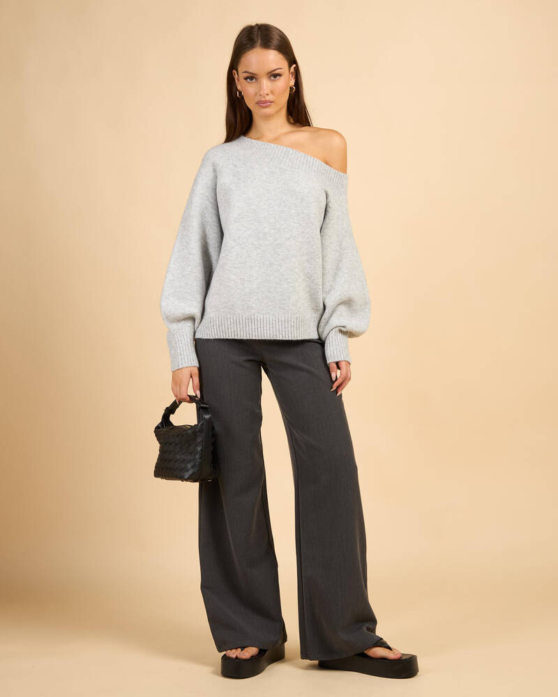 Ava And Ever Megi Off Shoulder Knit Jumper for Womens