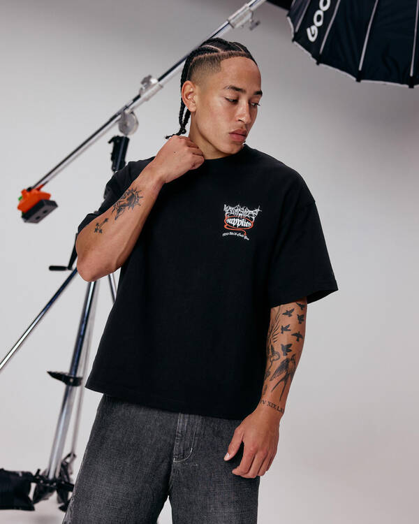 Worship Supplies Survival Crop T-Shirt for Mens