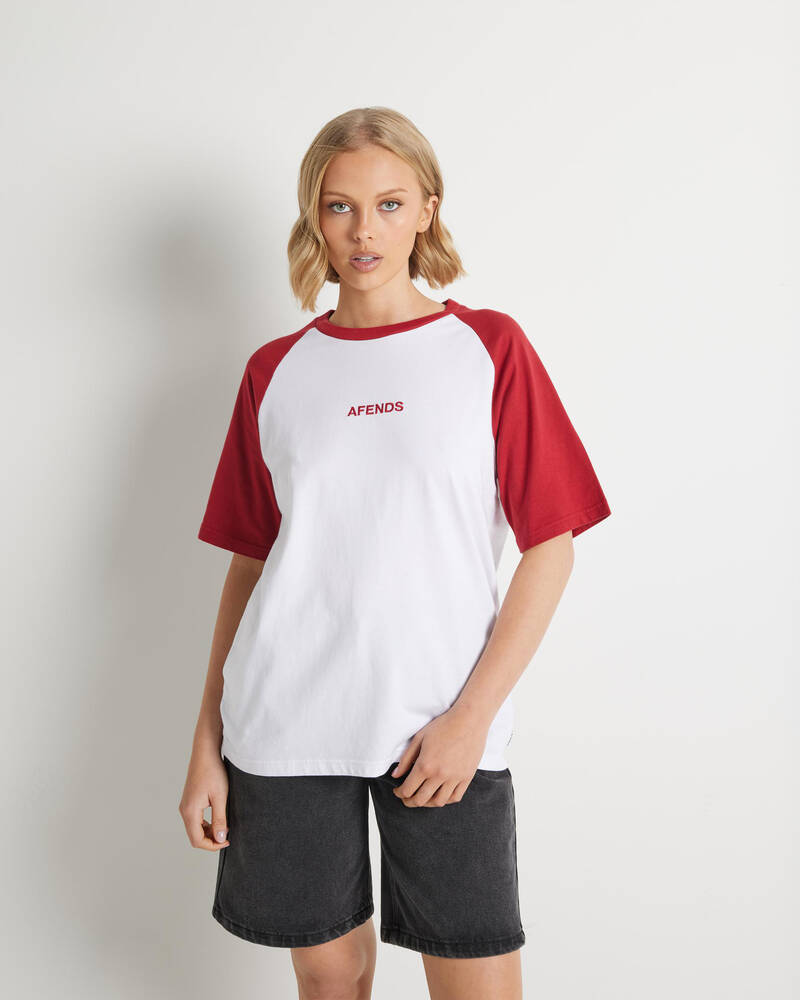Afends Ryan Oversized Raglan T-Shirt for Womens