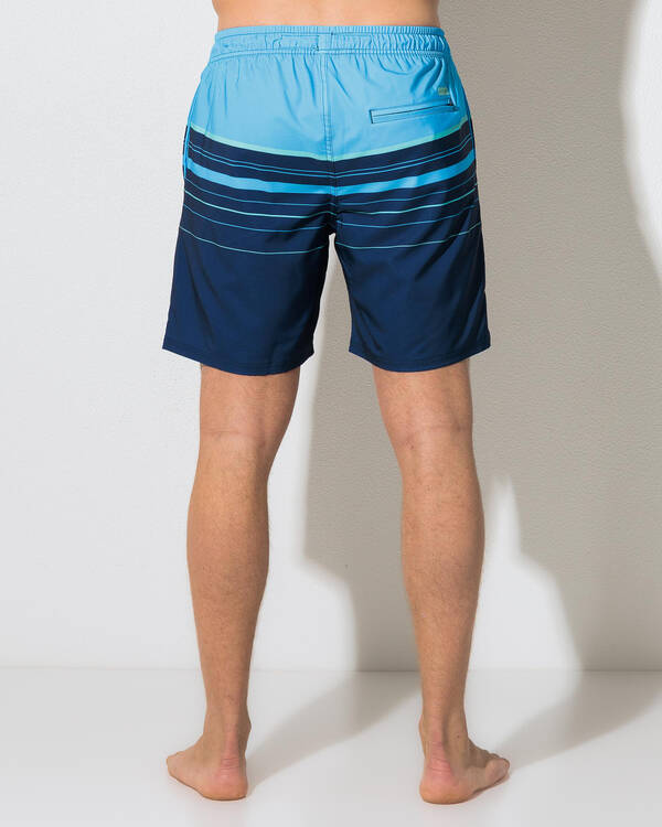 Skylark Bold Horizon Elastic Waist Board Shorts for Mens