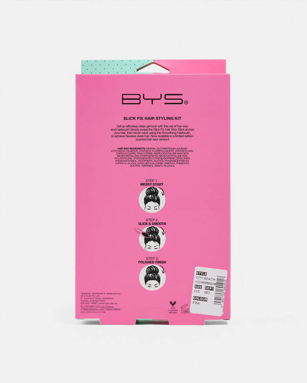 BYS Scented Watermelon Slick Fix Hair Styling Kit for Womens