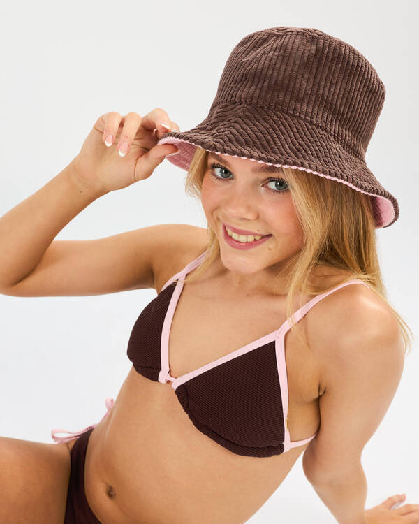 Girls' Elara Reversible Cord Bucket Hat