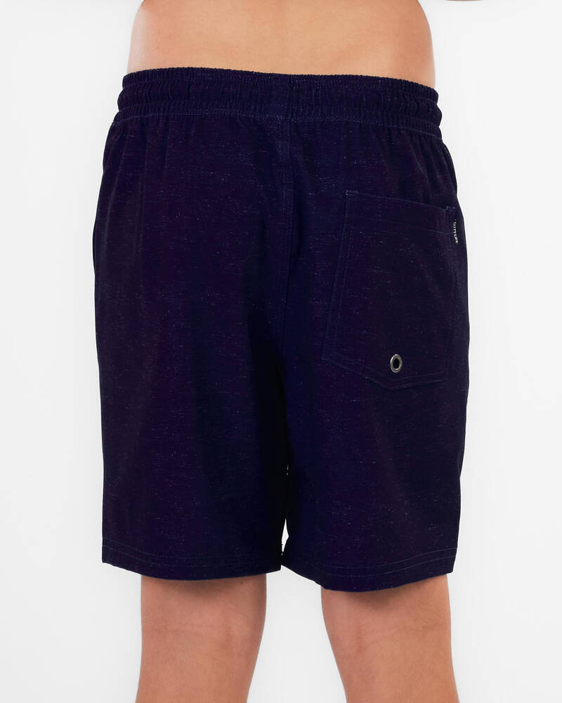 Salty Life Boys' Anchor Point Elastic Waist Shorts for Mens