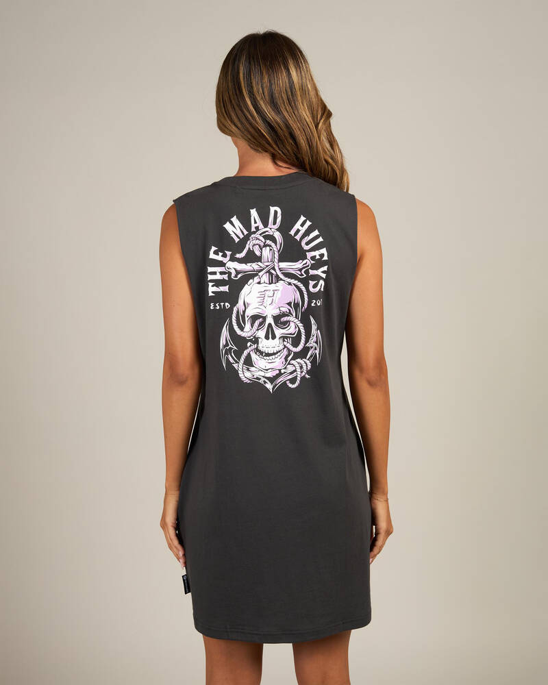 The Mad Hueys Rope Skull Anchor Muscle Dress for Womens