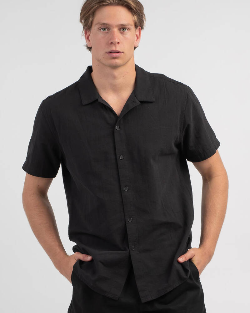 Rhythm Classic Linen Short Sleeve Shirt for Mens