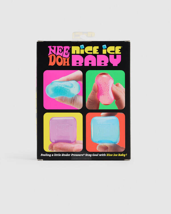 Schylling NeeDoh Nice Ice Baby Teenie 4 Pack Squishy Fidget Toy for Unisex