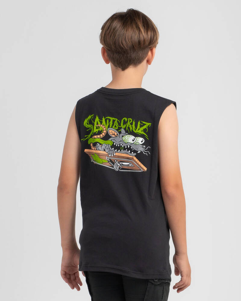 Santa Cruz Boys' Rat Slasher Muscle Tank for Mens