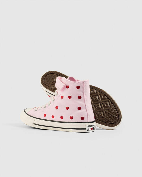 Converse Girls' Chuck Taylor All Star Hearts & Roses Easy On Shoes for Womens