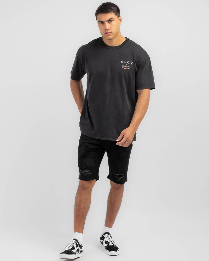 Kiss Chacey Suburban Gothic Heavy Box Fit T-Shirt for Mens