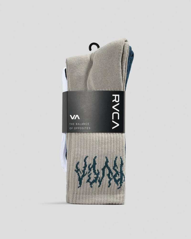 RVCA Seasonal Socks 4 Pack for Mens