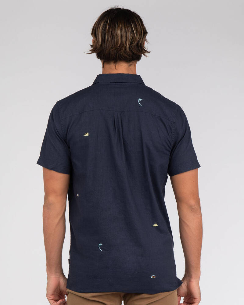 Rip Curl SWC Motif Linen Shirt for Mens