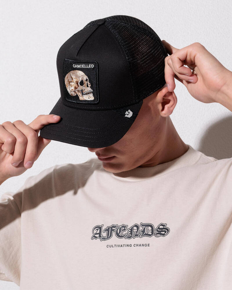 Goorin Bros The Cancelled Skull Trucker Cap for Mens