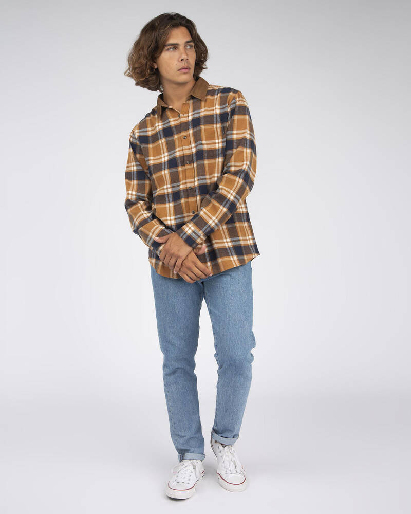 Rusty Sub Culture Flannel Shirt for Mens