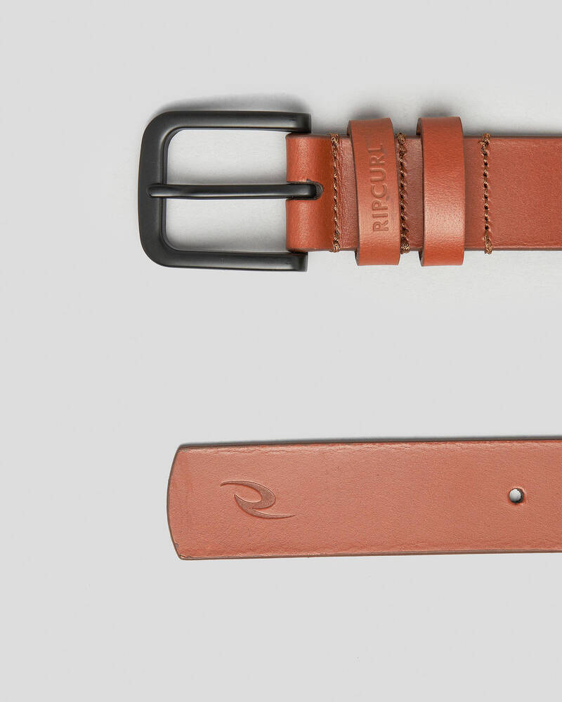 Rip Curl Cut Down Leather Belt for Mens